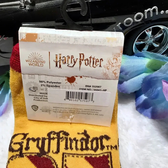 Harry Potter NWT 1 Pair Ankle High Women's Socks Size 9-11 - Picture 5 of 5